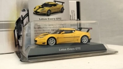 Modellino auto Kyosho 1/64 Lotus Evora GTC giallo pressofuso nuovo - Immagine 1 di 4