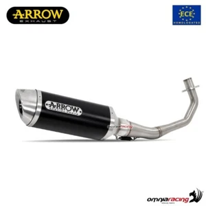 Impianto di scarico completo Arrow Thunder omologato dark per Honda CB125R 04-10 - Imagen 1 de 1