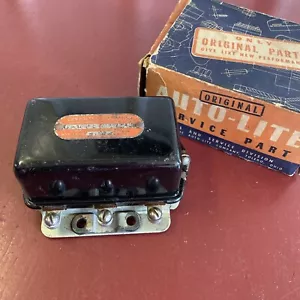 NOS AUTO LITE VRP-4001B VOLTAGE REGULATOR FOR 1940 - 1942 CHRYSLER DESOTO DODGE - Picture 1 of 9