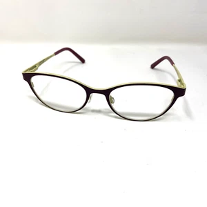 BEVEL EYEWEAR 8672 TITANIUM CHEF PURPLE 49-17 EYEGLASSES 120I - Picture 1 of 8