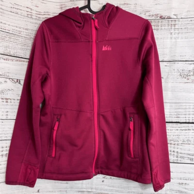 Rei Co.op Jacket Girls Size Large Zip up hoodie  outdoors hiking camping Red - Image 1 of 4