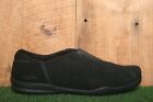 Taos 'Center Peace' Black Suede Leather Slip-On Loafers Sz. 7M
