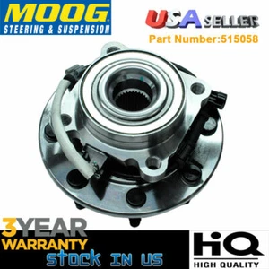 MOOG Front Wheel Bearing & Hub Assy for Chevy Silverado 2500 HD GMC Sierra 4x4 - Foto 1 di 9