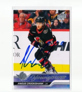 ANGUS CROOKSHANK autographed '23/24 OTTAWA SENATORS "Young Guns" rookie card - Picture 1 of 1