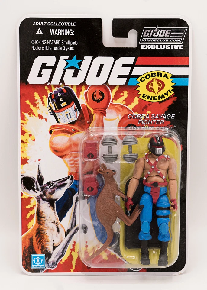 GI Joe Collectors Club Excl 7-05 2018 Cobra Savage Fighter nombre en código Kangor sin usar, en caja Foto 1 de 4