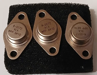 3 Pc  2N3054  (HP 1854-0072) Bipolar Junction Transistor, NPN Type, TO-66 - Image 1 of 4