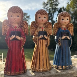 Vintage Ardco singendes Trio Engel Chor Weihnachten Japan 3er Set MCM 70er - Bild 1 von 21