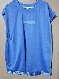 Vintage Y2K Starter Shirt Mens 2XL Light Blue Basketball Sleeveless Tank Top - Picture 1 of 7