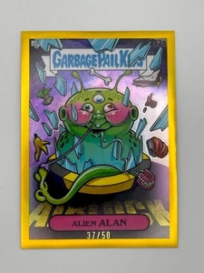2024 Garbage Pail Kids Chrome #R-283a ALIEN ALAN Gold Refractor 37/50 by Rory - Picture 1 of 3
