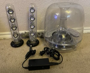 Harman Kardon SoundSticks III Multi-Media Sound System Subwoofer & Speakers - Picture 1 of 13