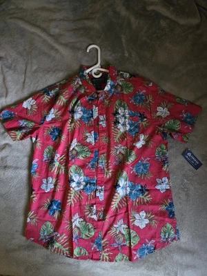 American Rag Men's Hawaiian Short Sleeve Shirt Size Large - Image 1 of 4