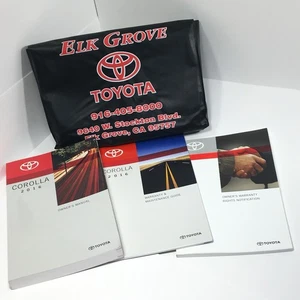 Toyota Corolla 2016 manual del propietario y garantía/guía de mantenimiento/derechos/bolsa - Imagen 1 de 24