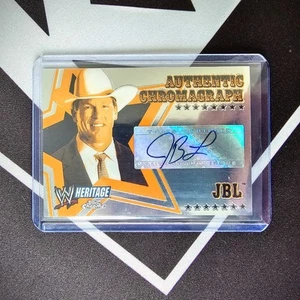 2006 WWE Topps Heritage Chrome JBL Auto Wrestling Karte Autogramm Bradshaw - Bild 1 von 2