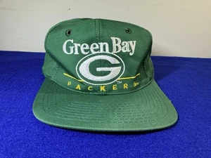 Vintage 90s Green Bay Packers Embroidered Snapback The Eastport Hat Team NFL Cap - Bild 1 von 8