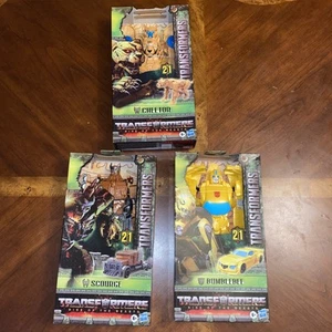 Transformers 11" Titan Changers ~ Rise of the Beasts Terrorcon Scourge  Set Of 3 - Picture 1 of 5