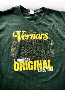 Vernors Ginger Ale - A Michigan Original Since 1866  T-Shirt | Green, Sz L Large - Picture 1 of 6
