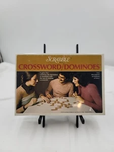 Neu Vintage 1975 Scrabble Kreuzworträtsel Dominos Brettspiel - Made in USA - Bild 1 von 6
