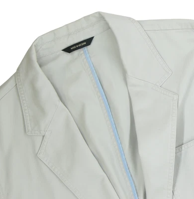 New Men's XL Structure Beige 100% Cotton Sport Coat Blazer Jacket - Image 1 of 4