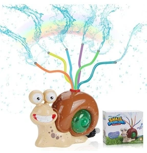 Snail Sprinklers Outdoor Water Toy For Kids & Toddlers Rotating Nozzles Summer - Picture 1 of 10