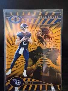 WILL LEVIS 2024 Panini Illusions Football Orange Parallel #88 Tennesse Titans - Picture 1 of 2