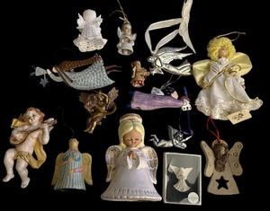 VINTAGE ENGEL ORNAMENTE FIGUREN KONVOLUT 14 - Bild 1 von 13