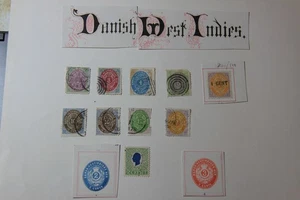 Dänisch Westindien, kleine Sammlung, hoher KW - Bild 1 von 5