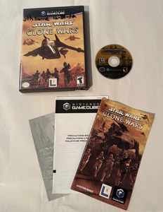Star Wars The Clone Wars Nintendo Gamecube Complete w/ Manual - Picture 1 of 1