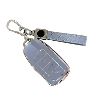 TPU Key Fob Cover Case Chain Fit For Chery Jaecoo J7 Omoda C5 Arizzo 5 - Picture 1 of 5