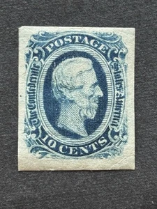 56454 Estampillas Raras de Estados Unidos CONFEDERADAS CSA SCOTT #11 MHROG Muy Bonitas SP* - Imagen 1 de 2