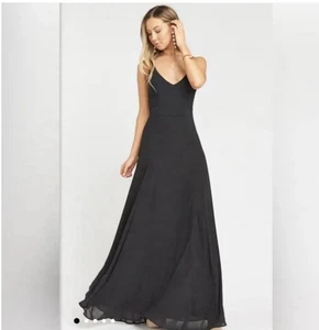 Show Me You’d Mumu Black Maxi Dress Size M - Picture 1 of 4