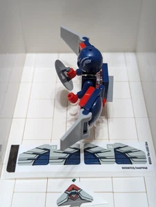 LEGO Minifigure SH1003: Captain America (Sam) Backpack and Wings with Stickers - Picture 1 of 3