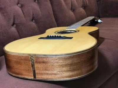 MARTIN 2nd's 20year old MAHOGANY BACK+SIDE+SPRUCE DIY Acoustic GUITAR KIT-OM/OOO - Image 1 of 4