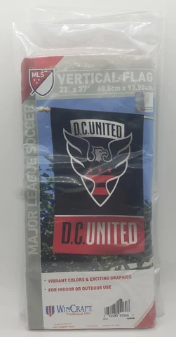 DC United 27" x 37" Garden Flag and Yard Banner New! Cover