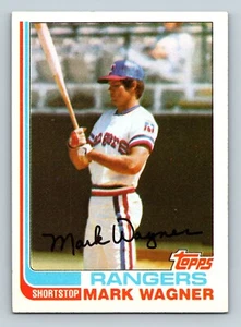1982 Topps #443 - Mark Wagner - Texas Rangers - Shortstop - Picture 1 of 2