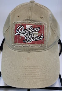 Gorra de béisbol ajustable Daytona Beach Florida bronceada - Imagen 1 de 7