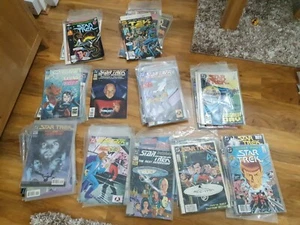 Huge Job Lot Star Trek The Next Generation DC Comics 75 Pieces - Foto 1 di 14