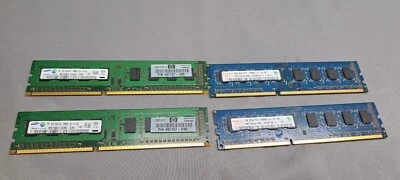 Lote de 4 MEMORIA RAM Samsung y Hynix 2GB cada uno. Foto 1 de 4