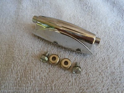 (1) VINTAGE 1980 GRETSCH MODEL 4165 SNARE DRUM LUG w/ MOUNTING HARDWARE-NICE! - Image 1 of 4