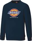 Dickies Longton Sweatshirt Large Logo Jumper Sweater DT3010 Navy Blue SALE SALE!