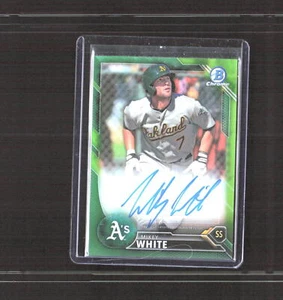 2016 Bowman Chrome #CPA-MW Mikey White Prospects Auto Green Refractor - Picture 1 of 2