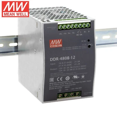 Switching Power Supply DDR-480W B/C/D 12V24 48V110 DC to DC Rail Type High Power - Image 1 of 4