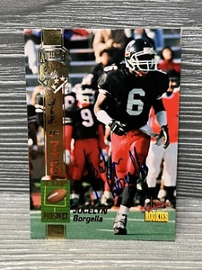 1994 Signature Rookies Football Bonus Autogramme Jocelyn Borgella #4 Cincinnati - Bild 1 von 3