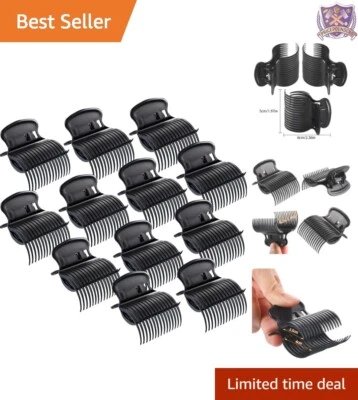 Versatile 12 Pack Hair Curler Replacement Clips - Perfect for All Hair Types - Image 1 of 4