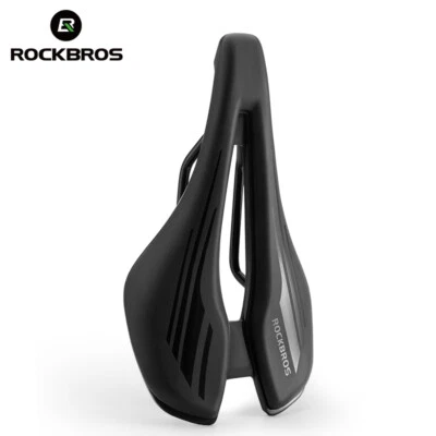 ROCKBROS Bicycle Saddle Seat Bike Cushion Sport Racing Cushion Pad PU Hollow - Image 1 of 4
