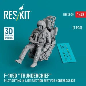 F-105D Thunderchief pilot in late ejection seat (for HobbyBoss) 1:48 RSF48-0070 - Picture 1 of 3