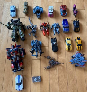LOT Of 21 Transformers Movie Figures Optimus Prime, BumbleBee, Jazz, Starscreem - Picture 1 of 23