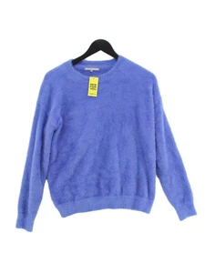 Oliver Bonas Women's Jumper UK 10 Blue 100% Polyamide Round Neck Pullover - Picture 1 of 5