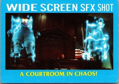 1989 A Courtroom in Chaos! 25 Ghostbusters II Topps Trading Card Game TCG - Image 1 of 2