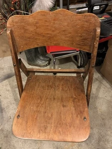 Vintage Mid Century Folding Side Chair - Picture 1 of 8