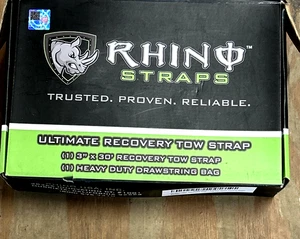 Rhino USA 3" x 30' Ultimate Recovery Tow Strap - 31,518lb Break Strength-NIB (kk - Bild 1 von 7